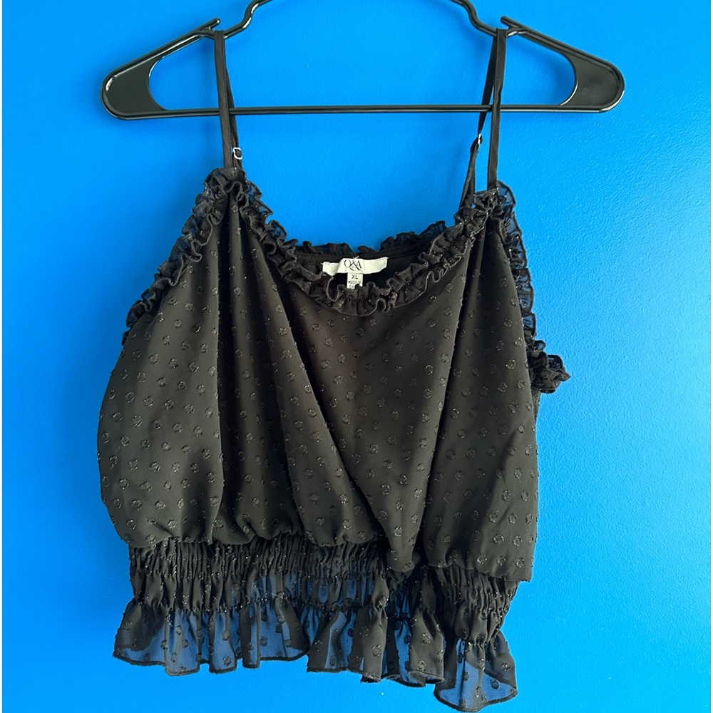 Q&A black blouse